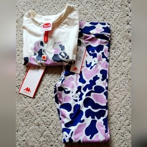 Kappa leggings and shirt outfit